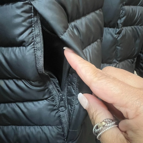 Women's Black North Face Parka Puffer Coat - Picture 10 of 12